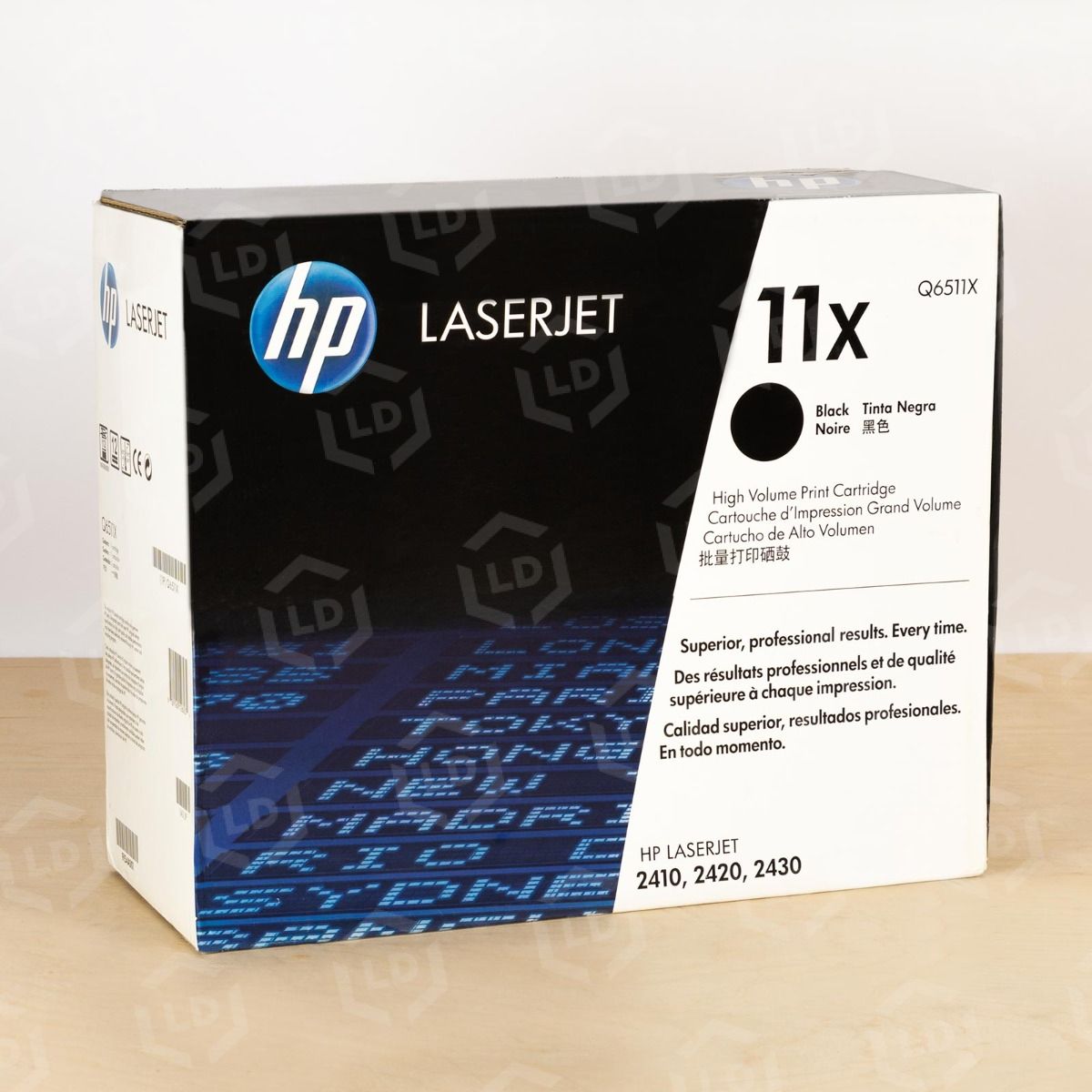 Hewlett Packard Q6511X, HP 11X Black Laser Toner, Original HP - LD