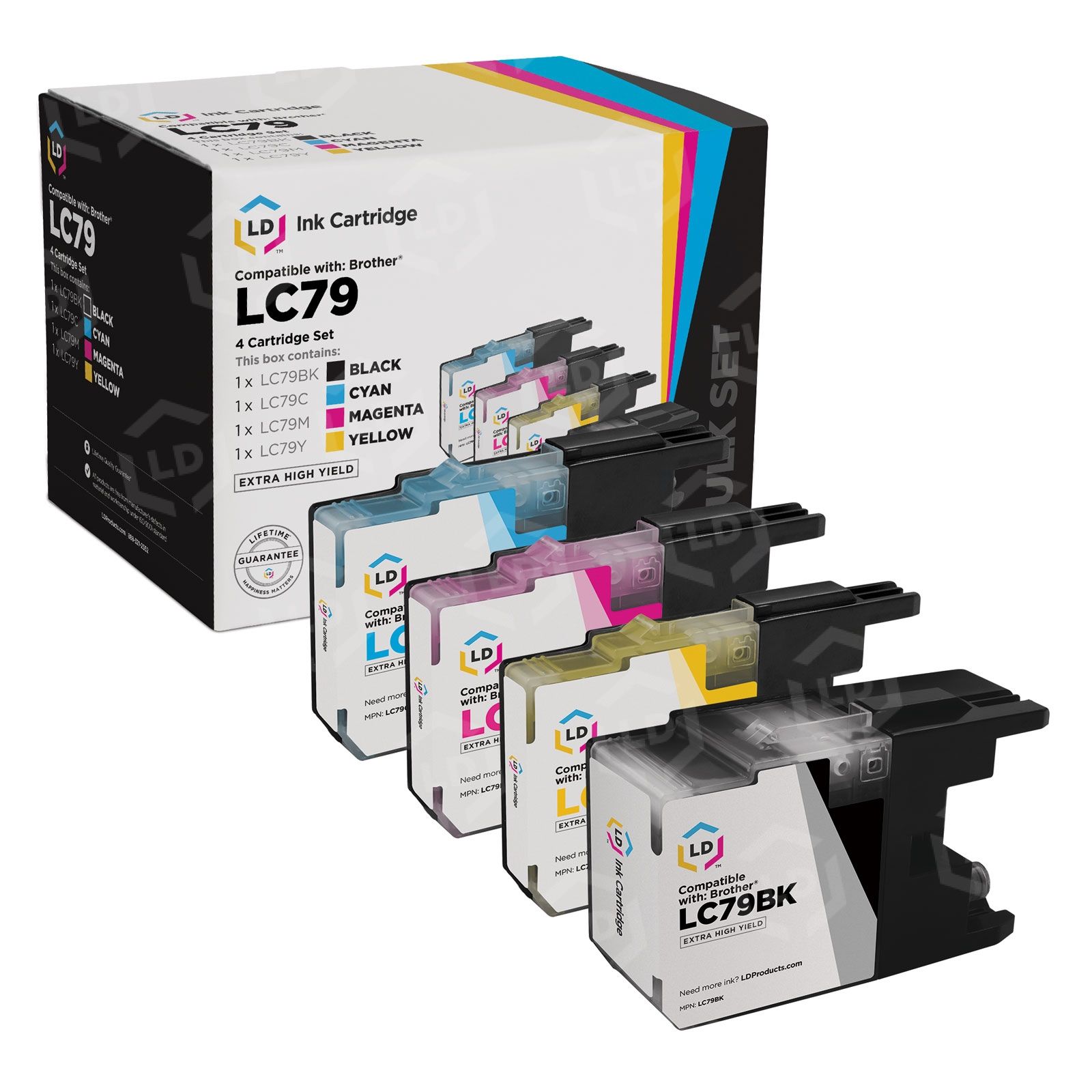 Brother LC79 Ink Cartridge Set | - LD Products