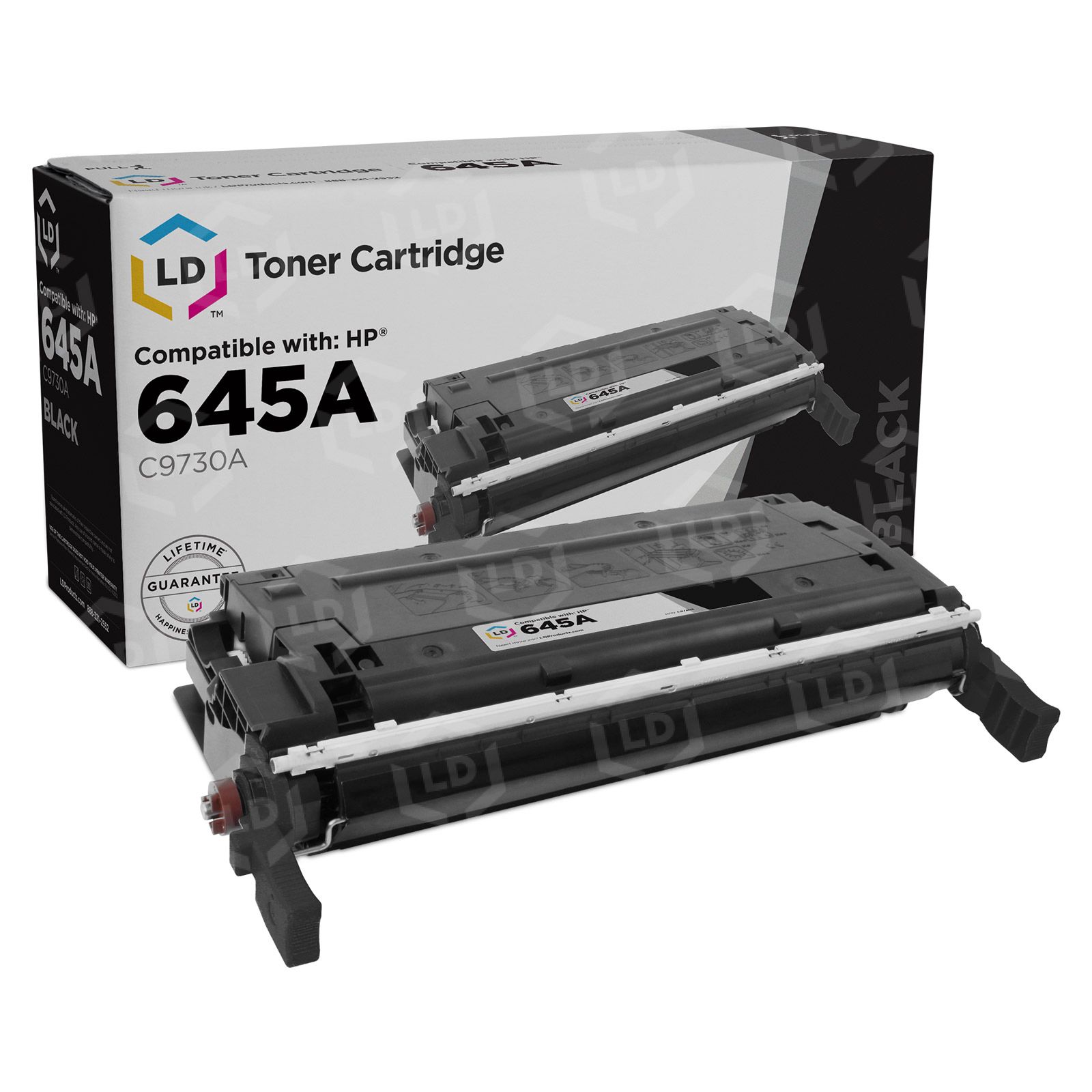 HP 645A Black Toner | Compatible C9730A - LD Products