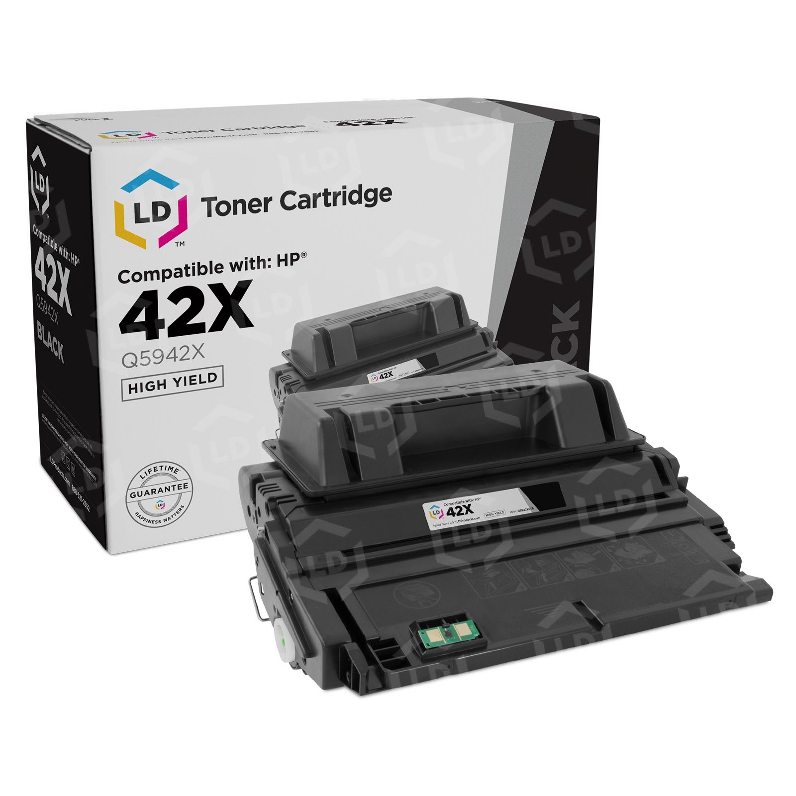 HP 42X Black Toner - Low Cost Compatible Replacements - LD Products