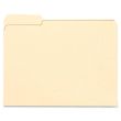 Smead Top Tab File Folder - 100 per box Letter - 8.50" x 11" - 1/3 Tab Cut on Left - Manila