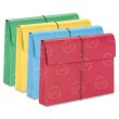 Smead Expanding School Wallet - 50 per box 10" x 15" - Yellow, Blue, Green, Red