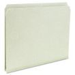Smead Pressboard Folder - 25 per box Letter - 8.50" x 11" - Gray, Green