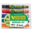 BeGreen V-Board Master Dry Erase Marker, Assorted - 5 Pack