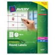 Avery 1" Round Removable ID Labels - 945 per pack
