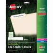 Avery 0.67" x 3.44" Rectangle Multipurpose File Folder Label (EcoFriendly) - 750 per pack