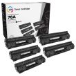 Pack of 5 Compatible HP 78A Toner Cartridges