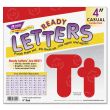 Trend Red 4" Casual Combo Ready Letters Set - 1 per set