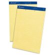 Ampad Perforated Ruled Pads - 50 Sheets - 8.50" x 11" - Canary Yellow