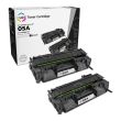 2 Pack HP 05A Black Compatible Toner Cartridges
