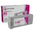 LD Remanufactured Magenta Ink Cartridge for HP 83 (C4942A)