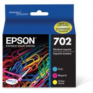 Epson Original T702 Cyan, Magenta & Yellow Ink