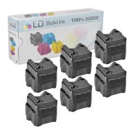 Compatible Xerox 108R727 Black 6-Pack Solid Ink