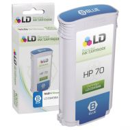 LD Remanufactured Blue Ink Cartridge for HP 70 (C9458A)