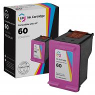 LD Remanufactured Tri-Color Ink Cartridge for HP 60 (CC643WN)