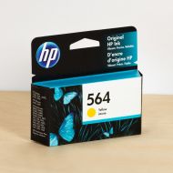 HP Original 564 Yellow Ink Cartridge, CB320WN