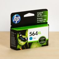 HP Original 564XL Cyan Ink Cartridge, CB323WN