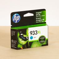 HP Original 933XL Cyan Ink Cartridge, CN054AN