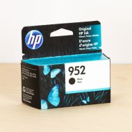 HP Original 952 Black Ink Cartridge, F6U15AN