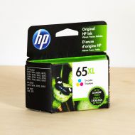HP Original 65XL High Yield Tri-Color Ink Cartridge, N9K03AN