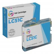 Brother Compatible LC51C Cyan Ink Cartridge