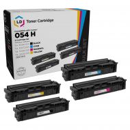 Compatible 054H 4 Pack of Toner for Canon