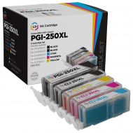 Compatible Canon PGI250XL and CLI251XL: 1 Pigment Bk PGI250XL and 1 Each of CLI251XL Bk, C, M, Y (Set of Ink)