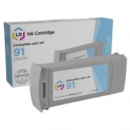 LD Remanufactured Light Cyan Ink Cartridge for HP 91 (C9470A)