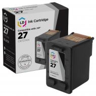 LD Remanufactured Black Ink Cartridge for HP 27 (C8727AN)