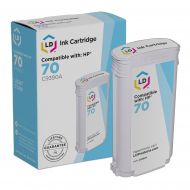 LD Remanufactured Light Cyan Ink Cartridge for HP 70 (C9390A)