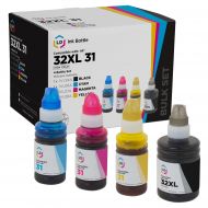LD Compatible Set of 4 Inkjet Bottles for HP 32XL / 31