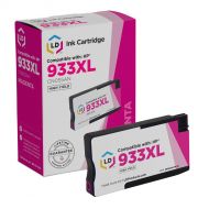 LD Compatible High Yield Magenta Ink Cartridge for HP 933XL (CN055AN)