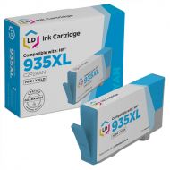 LD Compatible High Yield Cyan Ink Cartridge for HP 935XL (C2P24AN)