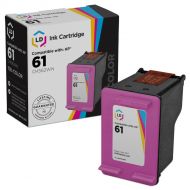 LD Remanufactured Tri-Color Ink Cartridge for HP 61 (CH562WN)