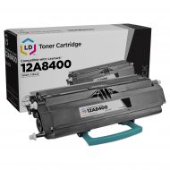 Remanufactured 12A8400 High Yield Black Toner for Lexmark
