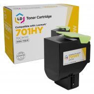 Lexmark Remanufactured 701HY HY Yellow Toner