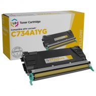 Lexmark Remanufactured C734 Yellow Toner Cartridge