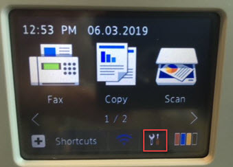 Brother Printer Display