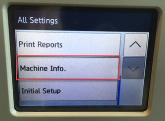 Machine Info
